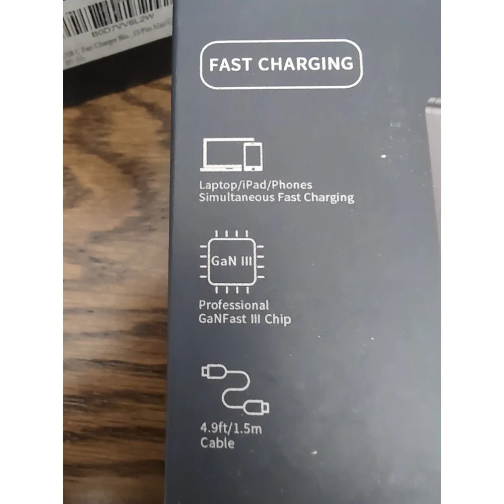 Multi-device Fast Charging Block 570w Gan3, 5 USB-C Ports, 3 uSB-A Ports